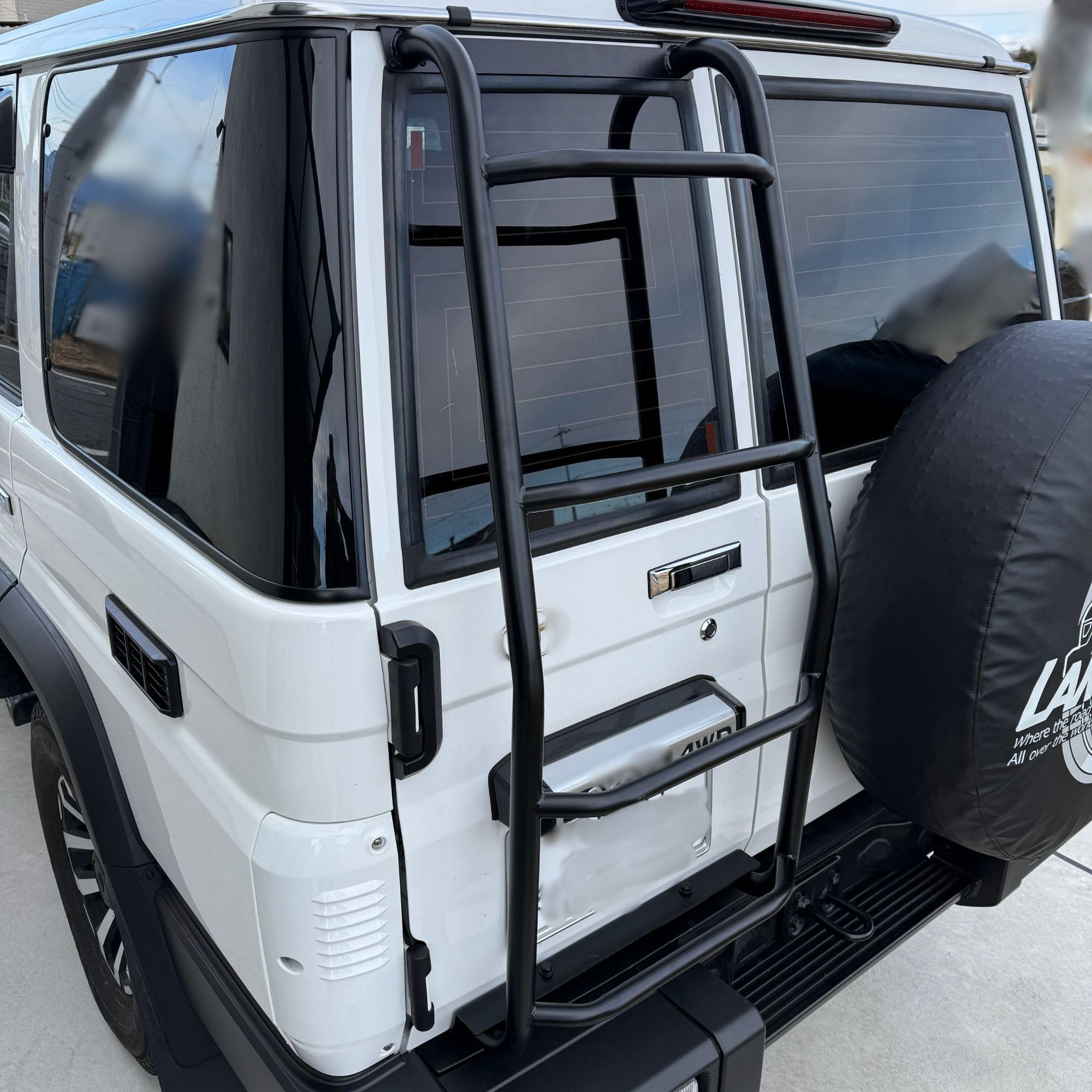 ツ*ヨ様 ランクル70 リアラダー ジャオス ランドクルーザー ランクル 70系 GRJ76 リヤラダー2